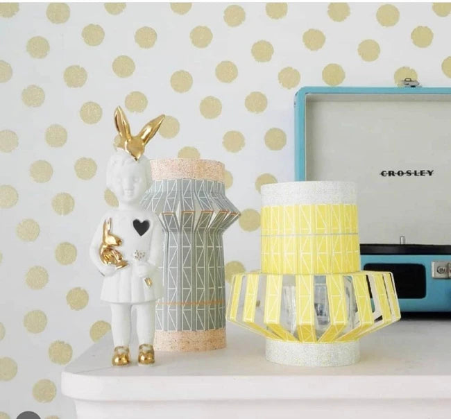 Bunny met gouden oortjes wit Lammers en Lammers