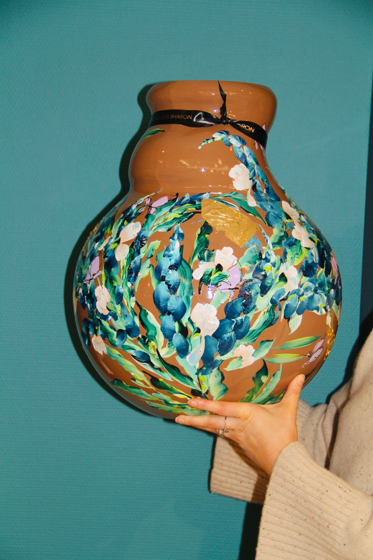 Vaas “ Kunst van Sharon “