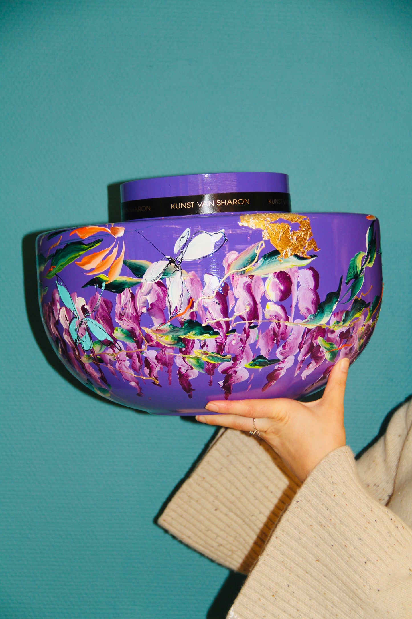 Vaas “ Kunst van Sharon “