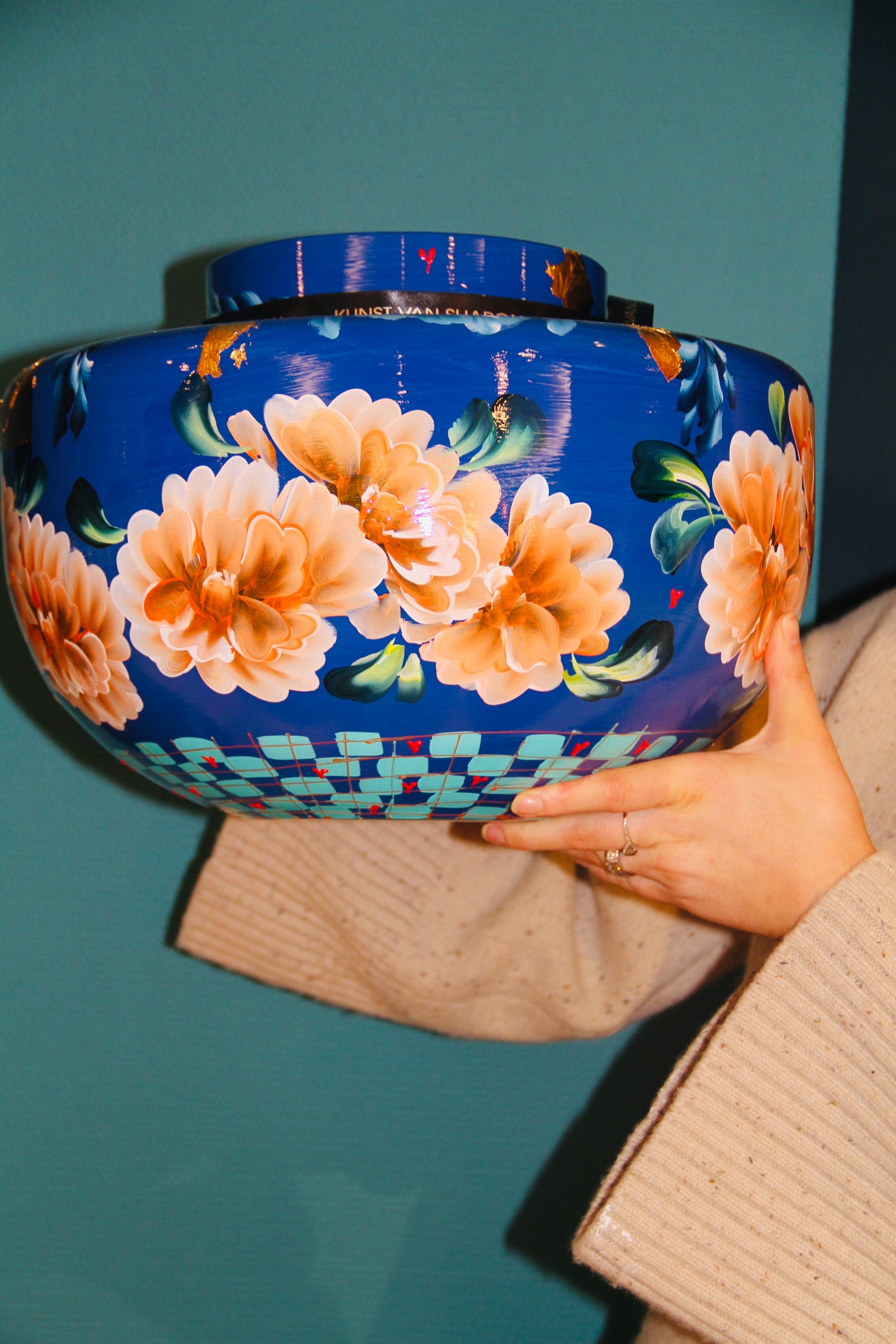 Vaas “ Kunst van Sharon “