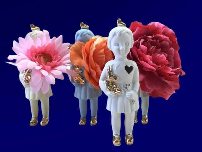 Zusje met musje wit Lammers en Lammers