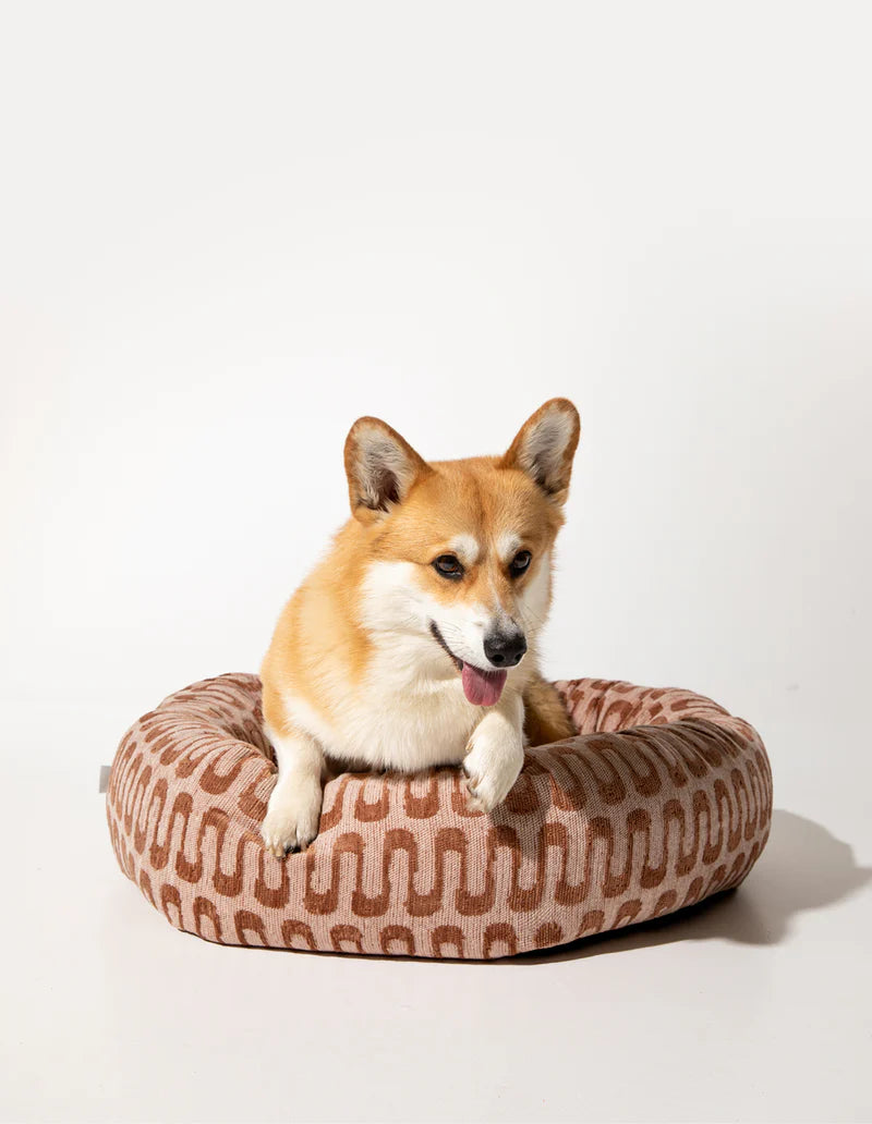 Hondenbed Dogguo Retro Wave Round