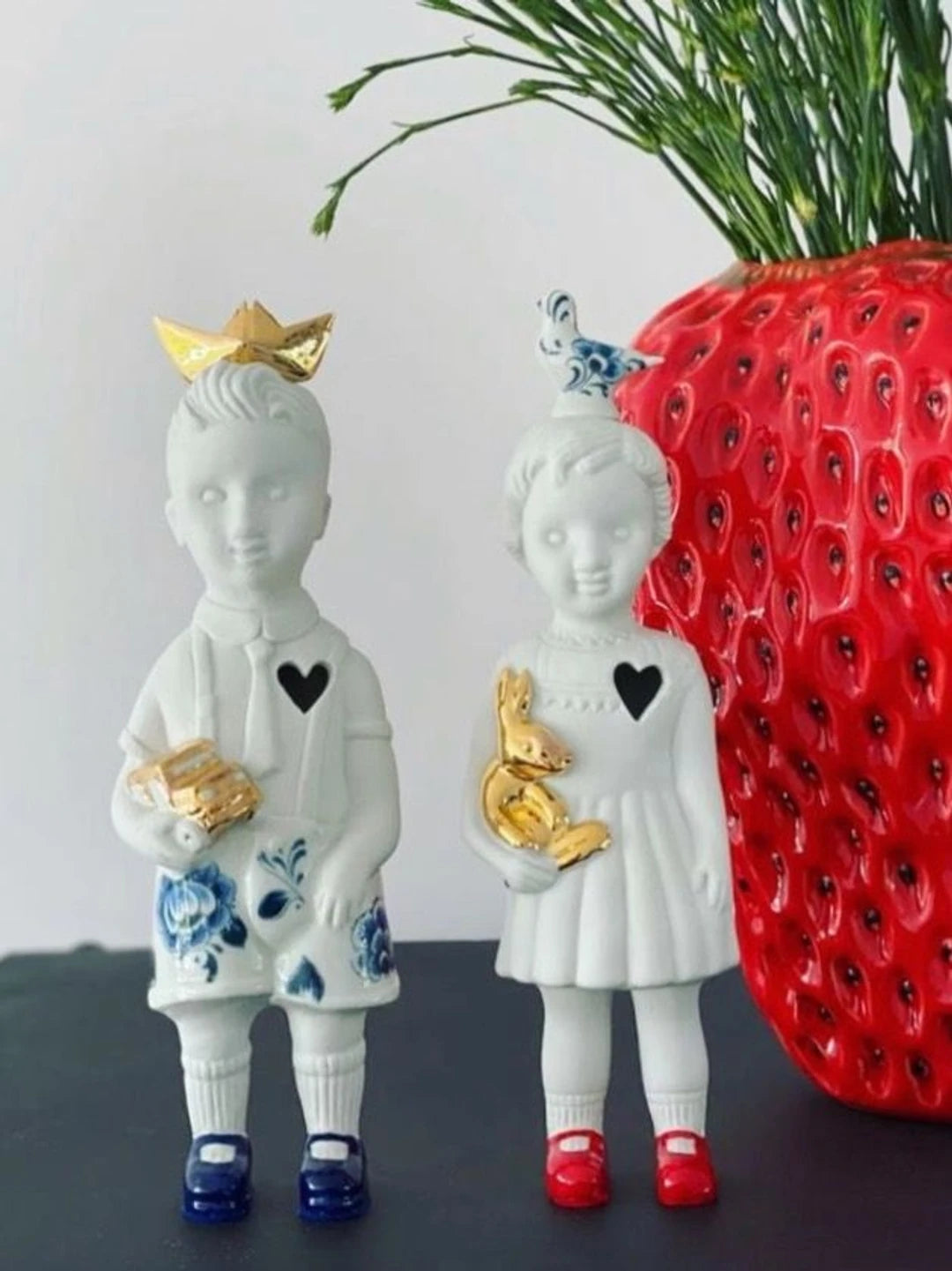 Pupke wit Duif Delftsblauw Lammers en Lammers