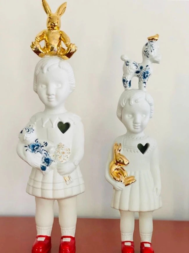 Pupke Big Rabbit wit met goud Lammers en Lammers