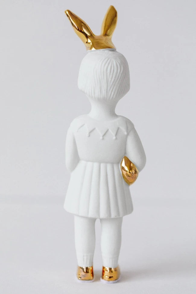 Bunny met gouden oortjes wit Lammers en Lammers