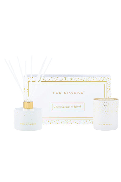 Ted Sparks Gift Set Candle & Diffuser Frankincense & Myrrh