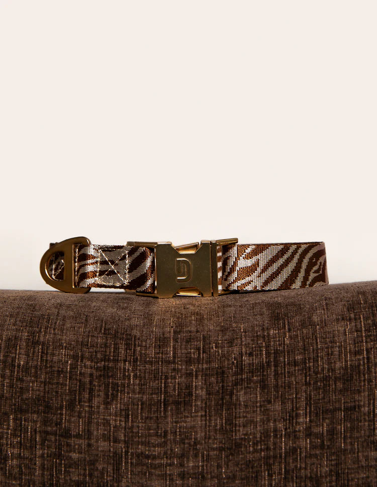 Halsband Dogguo Zebra Bruin