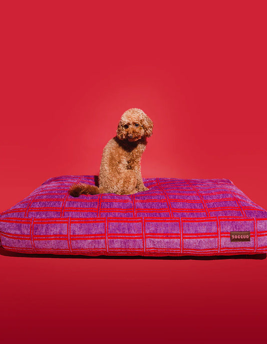 Hondenbed Dogguo Check Purple