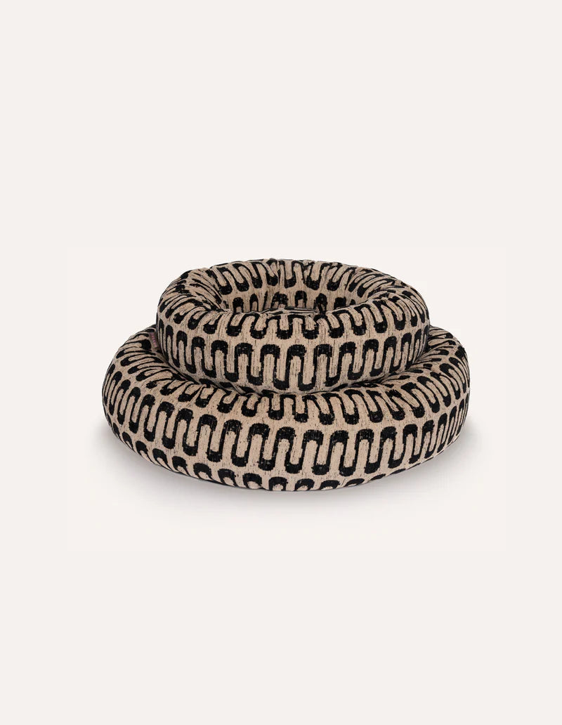 Hondenmand Retro Wave Round