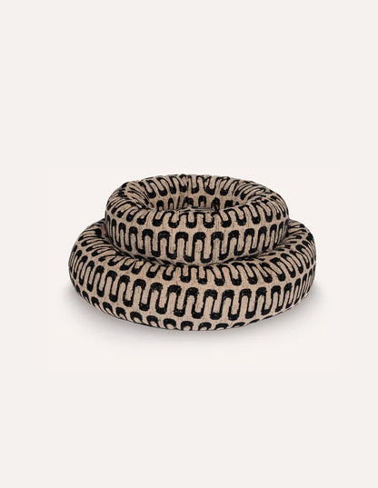 Hondenmand Retro Wave Round