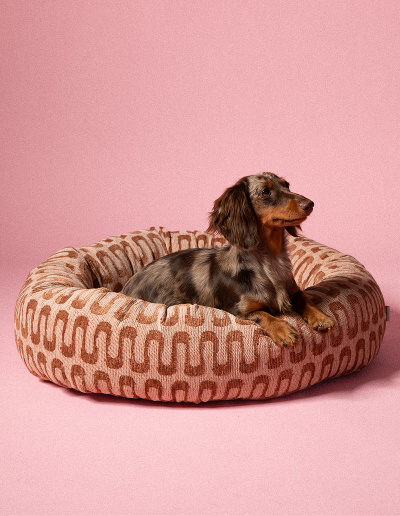 Hondenbed Dogguo Retro Wave Round