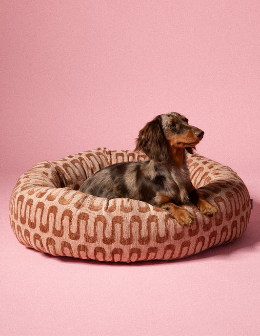Hondenbed Dogguo Retro Wave Round