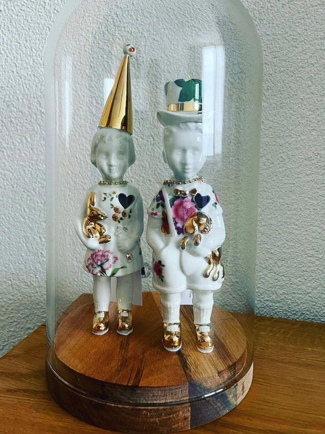 Kleine jongen hoge hoed Flower Lammers en Lammers