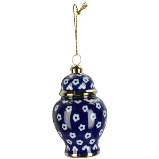 Heinen Delfts Blauw Ornament MAS / 6520
