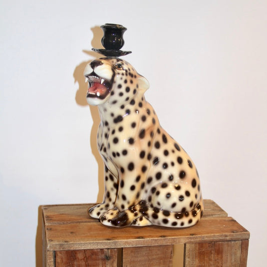 Kaarsenstandaard Cheetah 35 cm